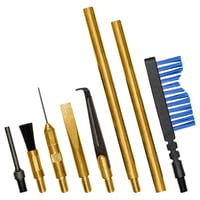 Otis FG932 Brass Scraper Tool Set MSR/AR Multi-Caliber Pieces Brass Nylon Bristles | 014895009321 | Otis | Cleaning & Storage | Cleaning | Cleaning Hardware & Components