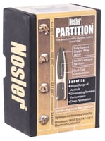 NOSLER BULLETS 270 CAL .277 130GR PARTITION 50CT | 054041163224 | Nosler | Reloading | Bullets 