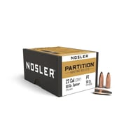 NOSLER BULLETS 22 CAL .224 60GR PARTITION 50CT | 054041163163