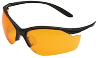 Howard Leight Uvex Vapor II Shooting Glasses Black with Orange Lens | 033552015376