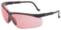 Howard Leight Uvex Genesis Shooting Glasses Black with Vermillion Lens | 033552035756
