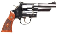Smith  Wesson 150339 Model 27 Classic 357 Mag Or 38 SW Spl P Blued Carbon Steel 4 Inch Barrel, 6rd  Cylinder  N-Frame, Checkered Square Butt Walnut Grip  | .38 SPL | 022188134360