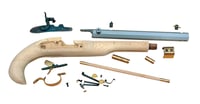 Traditions Black Powder Kentucky Pistol Build-It-Yourself Kit Select Raw Hardwood .50 Cal 10 Inch White Barrel  | .50 BLACKPOWDER | 040589018867
