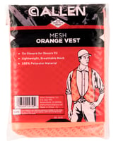 Allen 15750 Hunters Vest OSFA Orange Polyester Mesh | 026509157502