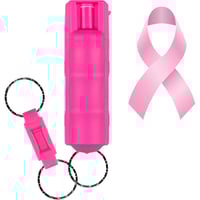 Sabre Self Defense Pepper Spray Pocket/Keychain .54 oz 810 ft Pink | 023063105475