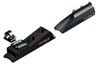 Truglo TG958X Muzzle Brite Sight Set InLine Muzzleloaders Adjustable Red/Green Black Ghost Ring | 788130010198