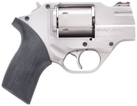 Chiappa Firearms CF340218 Rhino 200DS Small Frame 357 Mag 6 Shot 2 Inch NickelPlated Steel Barrel  Cylinder, NickelPlated Aluminum Frame, Black Rubber Grip, Concealed Hammer | .357 MAG | 8053670712133