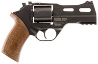 Chiappa Firearms CF340244 Rhino 40SAR 357 Mag 6 Shot 4 Inch Black Anodized Steel Barrel, Blued Steel Cylinder, Black Anodized Aluminum Frame  Barrel Shroud, Picatinny Accessory Rail, Walnut Grip | .357 MAG | 8053670714144