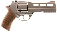 Chiappa Firearms CF340247 Rhino 50SAR CA Compliant 357 Mag 6 Shot 5 Inch NickelPlated Steel Barrel  Cylinder, NickelPlated Aluminum Frame  Barrel Shroud, Picatinny Rail, Walnut Grip | .357 MAG | 8053670714175