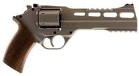 Chiappa Firearms CF340249 Rhino 60SAR CA Compliant 357 Mag 6 Shot 6 Inch NickelPlated Steel Barrel  Cylinder, NickelPlated Aluminum Frame  Barrel Shroud, Picatinny Rails, Walnut Grip | .357 MAG | 8053670714199