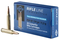 PPU PP7RM2 Standard Rifle  7mmRemMag 174gr Pointed Soft Point Boat Tail 20 Per Box/10 Case | 8605003812685