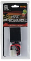 MOJO MULTI DECOY RECEIVERMulti Decoy Receiver Replacement Receiver - No Transmitter - Utilizes separate on and off buttons - Comes wired to plug into any MOJO decoy equipped with the remote receptaclemote receptacle | 816740003702