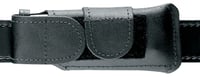 Safariland 123832 Horizontal Mag Pouch  Single Leather Hook  Loop Compatible With Glock 17/19/22/23/34/35 | 781602044127
