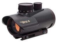 ILLUMINATED 30MM RED 5MOA DOT SIGHTRed Dot Scope 30mm - 5 MOA - 11 position rheostat - 50 yard parallax adjustment- Light-weight for close quarter and medium range targets - Light enough for small calibers, yet durable enough for larger calibers - Weaver style attachmentll calibers, yet durable enough for larger calibers - Weaver style attachment | 631618101263