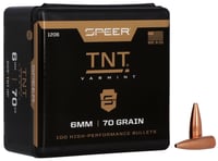 Speer TNT Rifle Bullets 6mm .243 70 gr TNTHP 100/ct | 076683012067