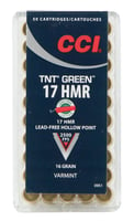 CCI Varmint TNT Green Rimfire Ammo | .17 HMR | 076683009517