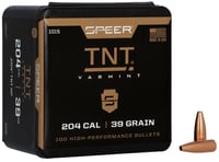 Speer TNT Rifle Bullets .204 cal .204 39 gr TNTHP 100/ct | 076683010155