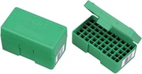 RCBS 86905 Ammo Box  for Medium Pistol Green Plastic | 076683869050