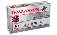 Winchester Ammo XB121 Super X  12 Gauge 2.75 Inch 1 Buck Shot 5 Per Box/ 50 Case  | 12GA | 020892007093