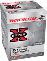 Winchester Ammo X22SB Super-X Black Powder Blank 22 Short  50 Bx/100 Cs  | .22 SR | 020892100688