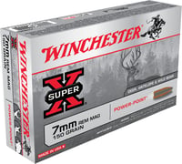 Winchester Ammo X7MMR1 Super X  7mm Rem Mag 150 gr Power Point 20 Per Box/10 Case  | 7mm REM MAG | 020892200326