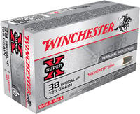 Winchester Super-X Handgun Ammunition .38 Spl P 125 gr HP 945 fps 50/ct  | .38 SPL | 020892201330