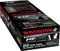 Winchester Varmint HE Rimfire Ammo  | .22 WMR | 020892101210