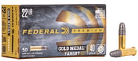 FEDERAL GOLD MEDAL 22LR 1080FP 40GR LEAD RN 50RD 100BX/CS  | .22 LR | 029465057107