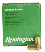 Remington Ammunition 21434 Handgun Blanks  32 SW 50 Per Box/ 10 Case  | .32 SW | 047700063102