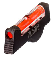 HiViz SW1002R Front Sight for Smith and Wesson Revolver with 2.5 Inch or Longer Barrel  Black  Red Fiber Optic | 613485587036