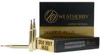 Weatherby Rifle Ammunition .300 Wby Mag 165 gr BT 3330 fps  20/box | .300 WBY MAG | 747115025428