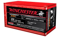 Winchester Varmint HV Rimfire Ammo  | .22 WMR | 020892102811