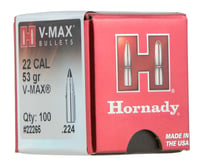 HRNDY V-MAX 22 CAL .224 53GR 100CT  | .22 | 090255701036