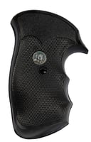Pachmayr 05056 Decelerator Grip Checkered Black Rubber with Finger Grooves for SW N Frame with Square Butt | 034337050568 | Pachmayr | Gun Parts | Grips & Fore Grips 