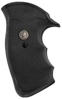 Pachmayr 05058 Decelerator Grip Checkered Black Rubber with Finger Grooves for Ruger RedHawk | 05058 | 034337050582
