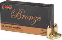 PMC 40E Bronze  40SW 180gr Full Metal Jacket Flat Point 50 Per Box/20 Case | NA | 741569070454