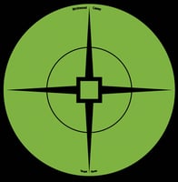 TARGET SPOTS GRN 6IN SPOTS PAPER TGTTarget Spots - 6 Inch Green - 10 Targets - Crosshair design - Easily line up your open sights on the center square or lay the crosshairs along the vertical and horizontal diminishing lines - Turn the Target Spots slightly to positionzontal diminishing lines - Turn the Target Spots slightly to position | 029057339369