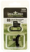 Uncle Mikes 14050 Super Swivel  Quick Detach w/Fixed Picatinny Swivel Attachment Blued 1 Inch Loop | 043699140503