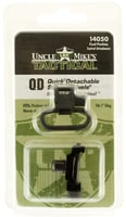 Uncle Mikes 14050 Super Swivel  Quick Detach w/Fixed Picatinny Swivel Attachment Blued 1 Inch Loop | 043699140503 | Uncle Mikes | Firearm Accessories  | Slings  |