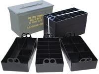 MTM Case-Gard ACO Ammo Can Organizer Insert  Black Polypropylene 10.90 Inch x 5.40 Inch x 2.10 Inch | 026057362380