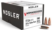 NOSLER BULLETS 17 CAL .172 20GR VARMAGEDDON FBHP 100CT | 054041172059