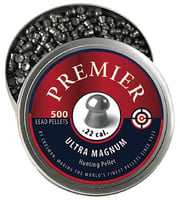 Crosman LDP22 Premier Ultra Magnum 22 Lead Domed Pellet 500 Per Tin | LDP22 | 028478130869