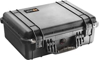Pelican 1520 Protector Case made of Polypropylene with Black Finish, Foam Padding, Over-Molded Handle, Stainless Steel Hardware  Double Throw Latches 18.06 Inch L x 12.89 Inch W x 6.72 Inch D Interior Dimensions | 019428004002