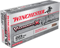 Winchester Ammo X223P1 Varmint X  223 Rem 40 gr Polymer Tip Rapid Expansion 20 Per Box/ 10 Case  | .223 REM | 020892219953