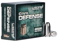 LIBERTY CIVIL DEFENSE 40SW 60GR HP 20RD 50BX/CS | .40 SW | 696859105616