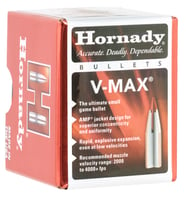 Hornady V-MAX Bullets .22 cal .224 Inch 35 gr V-MAXFB 100/ct | 090255222524