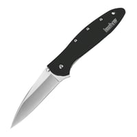 Kershaw Knives Ken Onion Leek 3 Inch Blade Stonewash  Black | 087171035079
