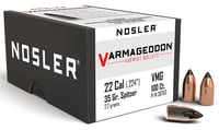 NOSLER BULLETS 22 CAL .224 35GR VARMAGEDDON TIPPED 100CT | 054041367639