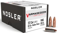 NOSLER BULLETS 22 CAL .224 62GR VARMAGEDDON FBHP 100CT | 054041356312