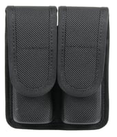 Blackhawk 44A001BK Double Mag Pouch  Black Cordura Compatible w/Double Stack/9mm/40/45 | 648018032592